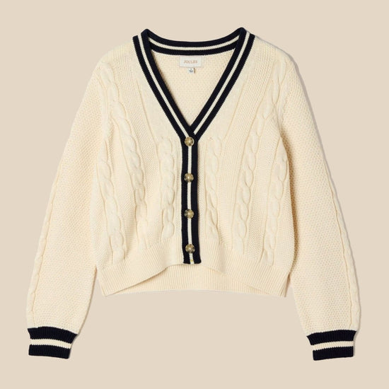 Young Ideas/Henmores - Centre Court Knitted Cardigan - ecru - S