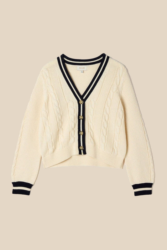 Young Ideas/Henmores - Centre Court Knitted Cardigan - ecru - S