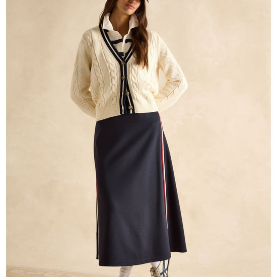 Young Ideas/Henmores - Centre Court Knitted Cardigan - ecru - S