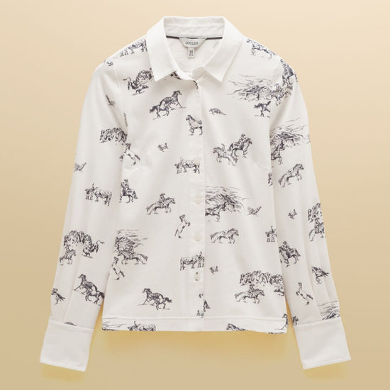 Young Ideas & Henmores -Charlotte Western Jersey Shirt -White Western -8