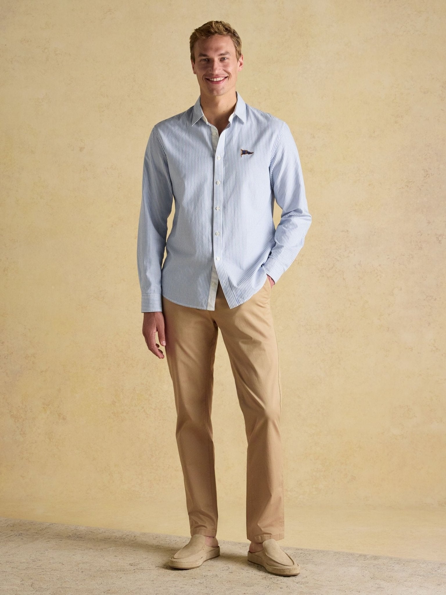 Young Ideas/Henmores - Chino Trouser - tan - 34/32