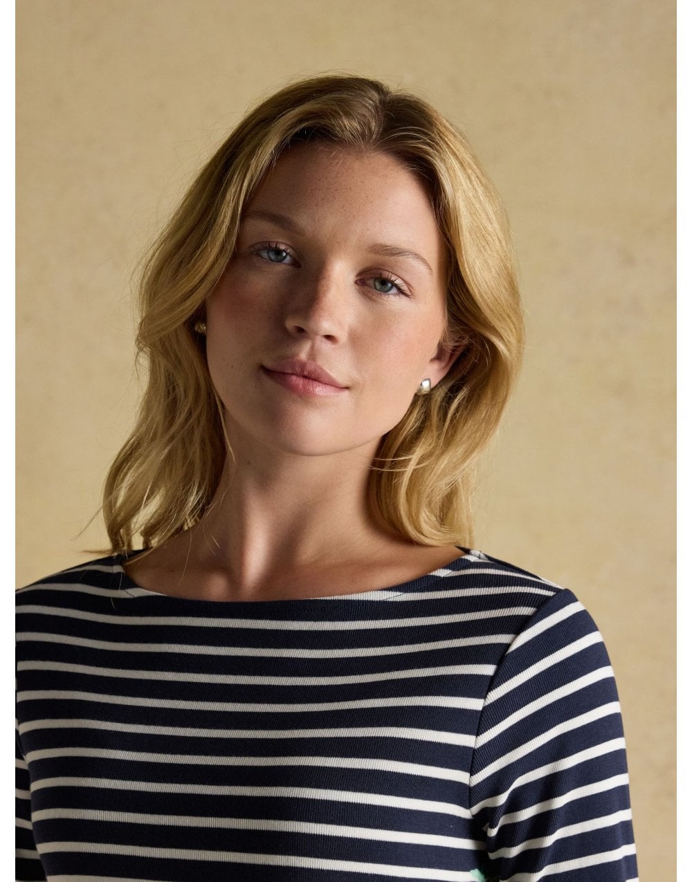 Young Ideas/Henmores - Christmas Harbour Jersey Top - Navy/Cream Jonty - 8