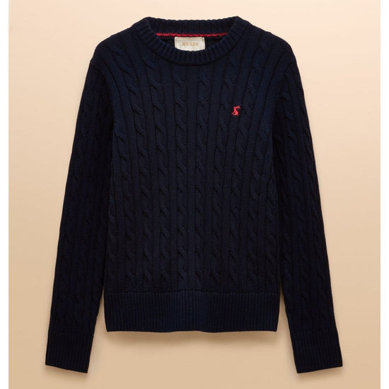 Young Ideas/Henmores - Classic Cable Jumper - Navy - XS