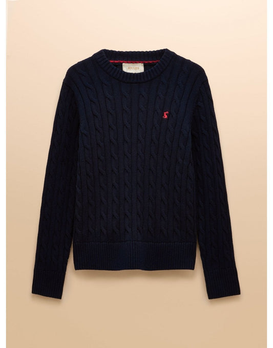 Young Ideas/Henmores - Classic Cable Jumper - Navy - XS