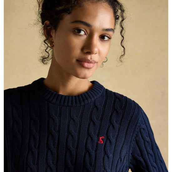 Young Ideas/Henmores - Classic Cable Jumper - Navy - XS