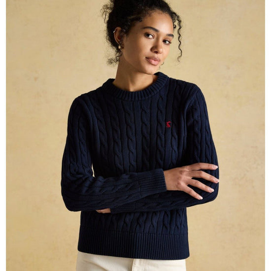Young Ideas/Henmores - Classic Cable Jumper - Navy - XS
