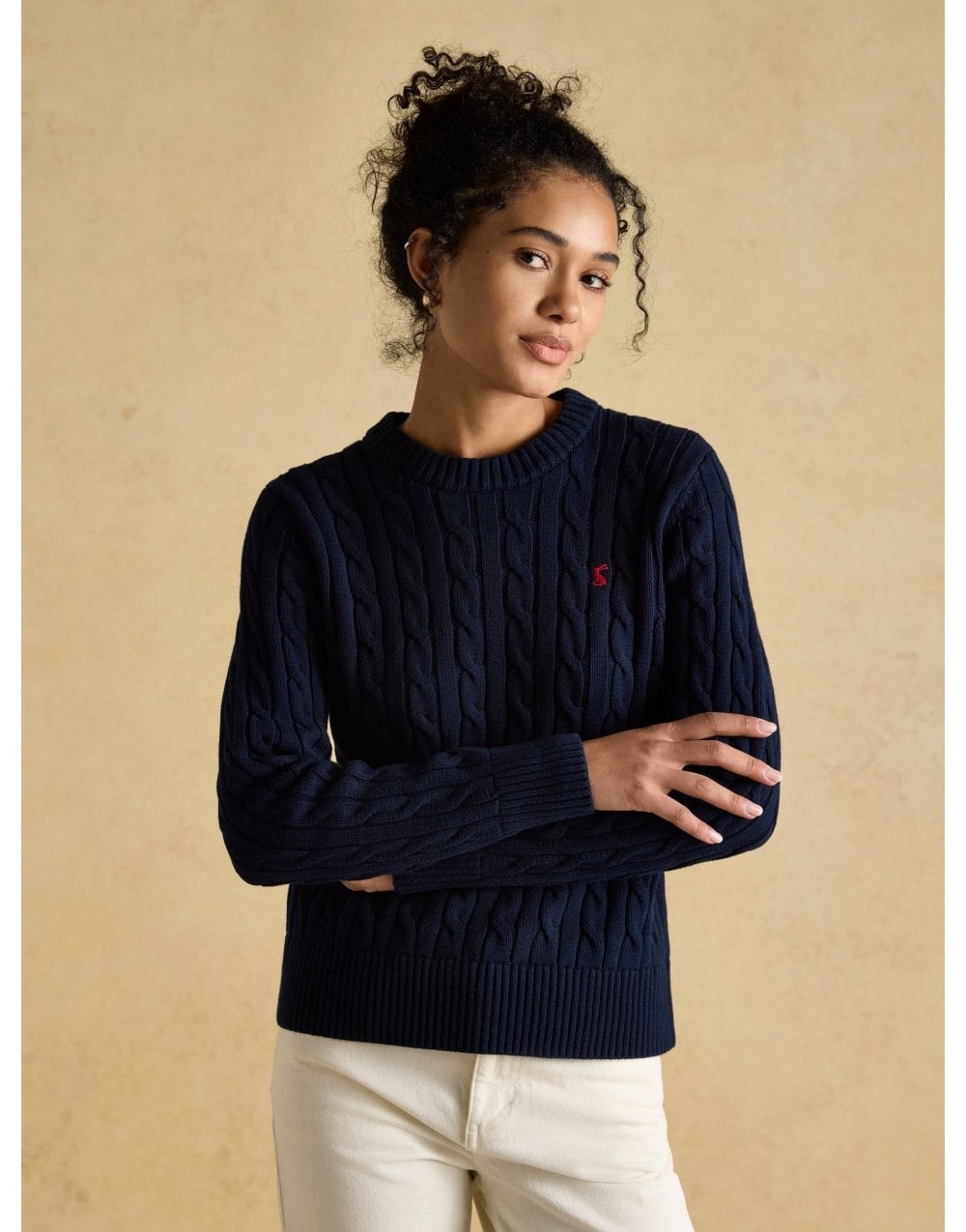 Young Ideas/Henmores - Classic Cable Jumper - Navy - XS