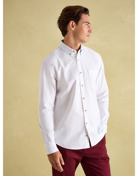 Young Ideas/Henmores - Classic Oxford Shirt - White - M