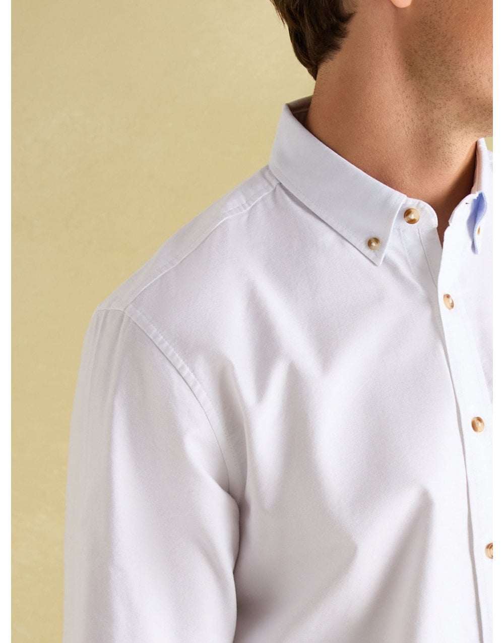 Young Ideas/Henmores - Classic Oxford Shirt - White - M