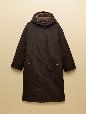 Young Ideas & Henmores -Coverall Coat -Chocolate -M/L