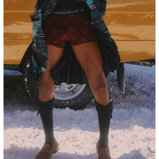 Young Ideas/Henmores - Crown Joules - Burgundy Red - M