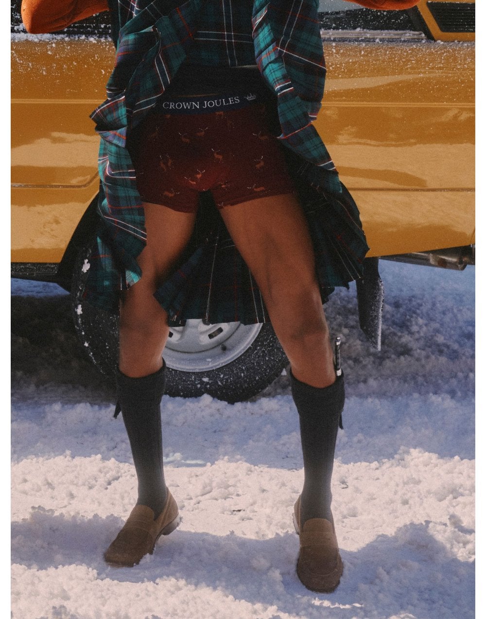 Young Ideas/Henmores - Crown Joules - Burgundy Red - M