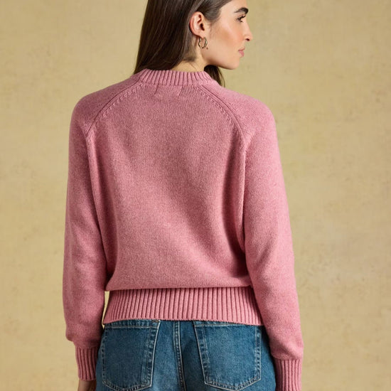 Young Ideas & Henmores -Dachshund Knit -Pink -L