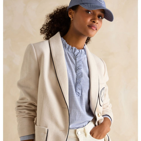 Young Ideas/Henmores - Daley Stripe Cap - Navy - OS