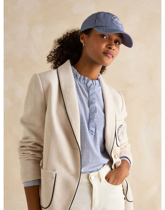 Young Ideas/Henmores - Daley Stripe Cap - Navy - OS