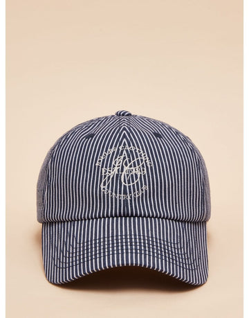 Young Ideas/Henmores - Daley Stripe Cap - Navy - OS