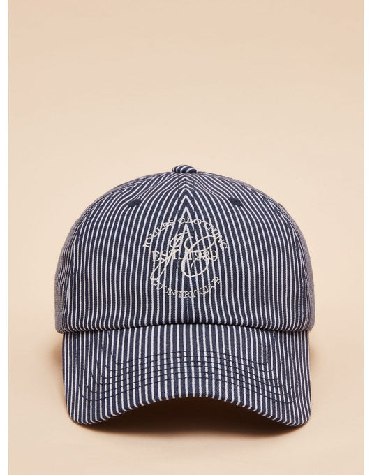 Young Ideas/Henmores - Daley Stripe Cap - Navy - OS