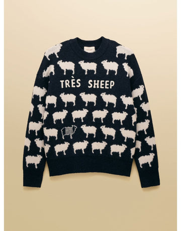 Young Ideas/Henmores - Duck Intarsia Knit Jumper - Navy - M