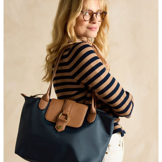 Young Ideas/Henmores - Edie Nylon Tote - Navy - OS