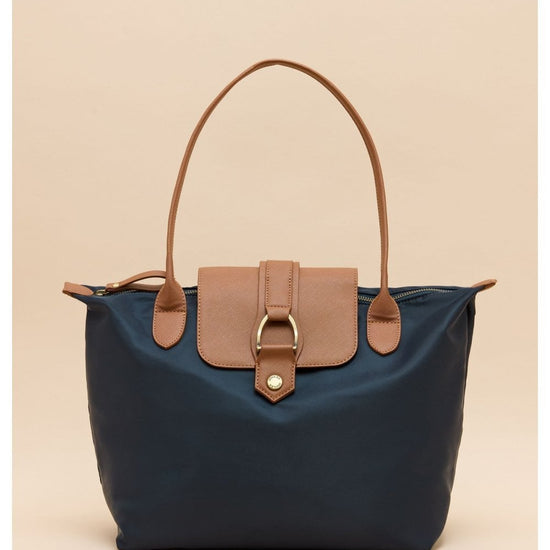 Young Ideas/Henmores - Edie Nylon Tote - Navy - OS