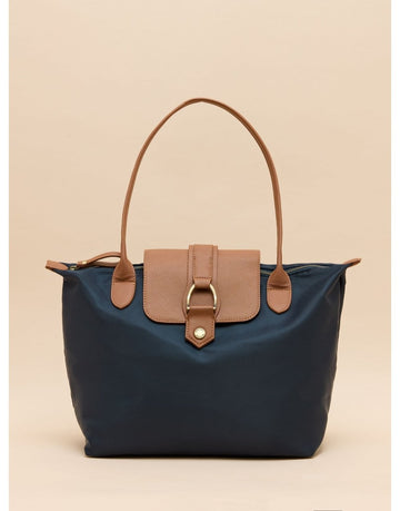 Young Ideas/Henmores - Edie Nylon Tote - Navy - OS