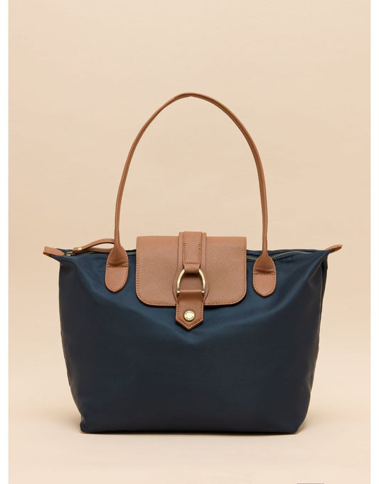 Young Ideas/Henmores - Edie Nylon Tote - Navy - OS