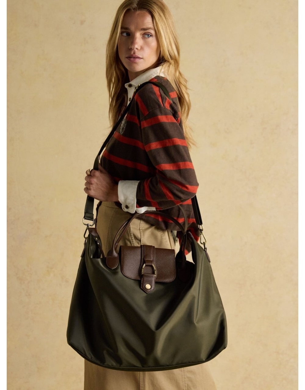 Young Ideas/Henmores - Edie Weekend Bag - Khaki Green - OS
