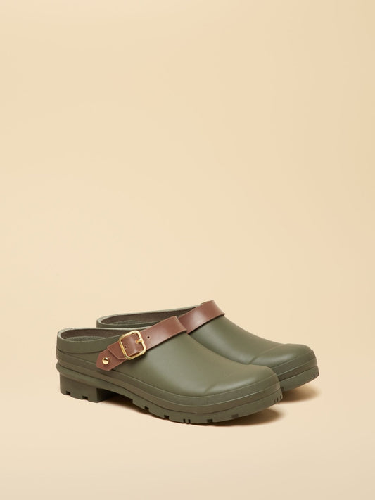 Young Ideas & Henmores - Elbridge Clog Wellingtons - Khaki Green - 4