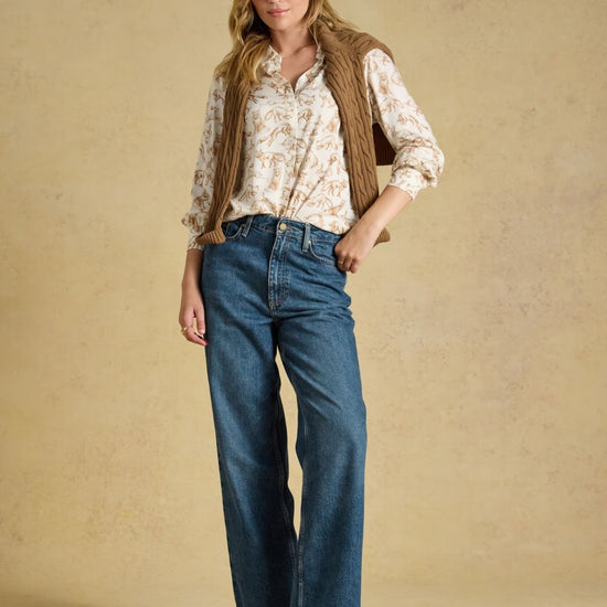 Young Ideas & Henmores -Elvina Fox & Hare Shirt -Cream -8