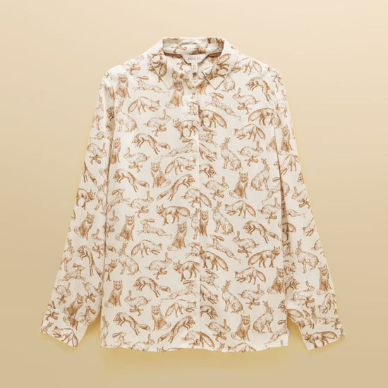 Young Ideas & Henmores -Elvina Fox & Hare Shirt -Cream -8