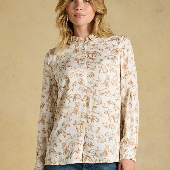 Young Ideas & Henmores -Elvina Fox & Hare Shirt -Cream -8