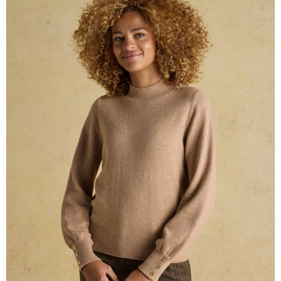 Young Ideas/Henmores - Enid Rollneck Jumper - Navy - S