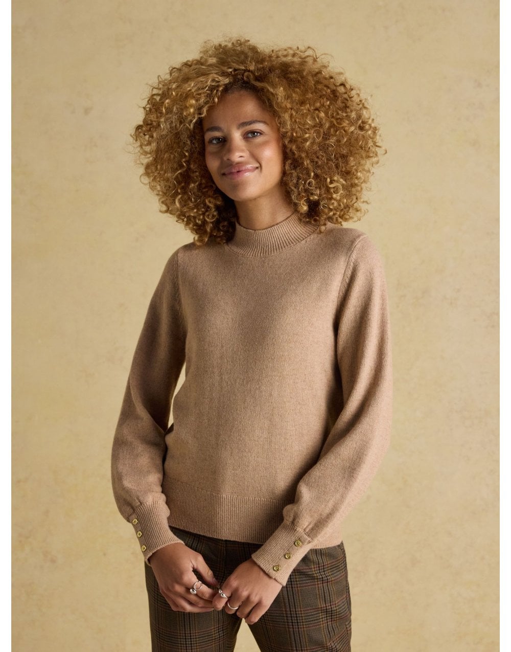 Young Ideas/Henmores - Enid Rollneck Jumper - Navy - S