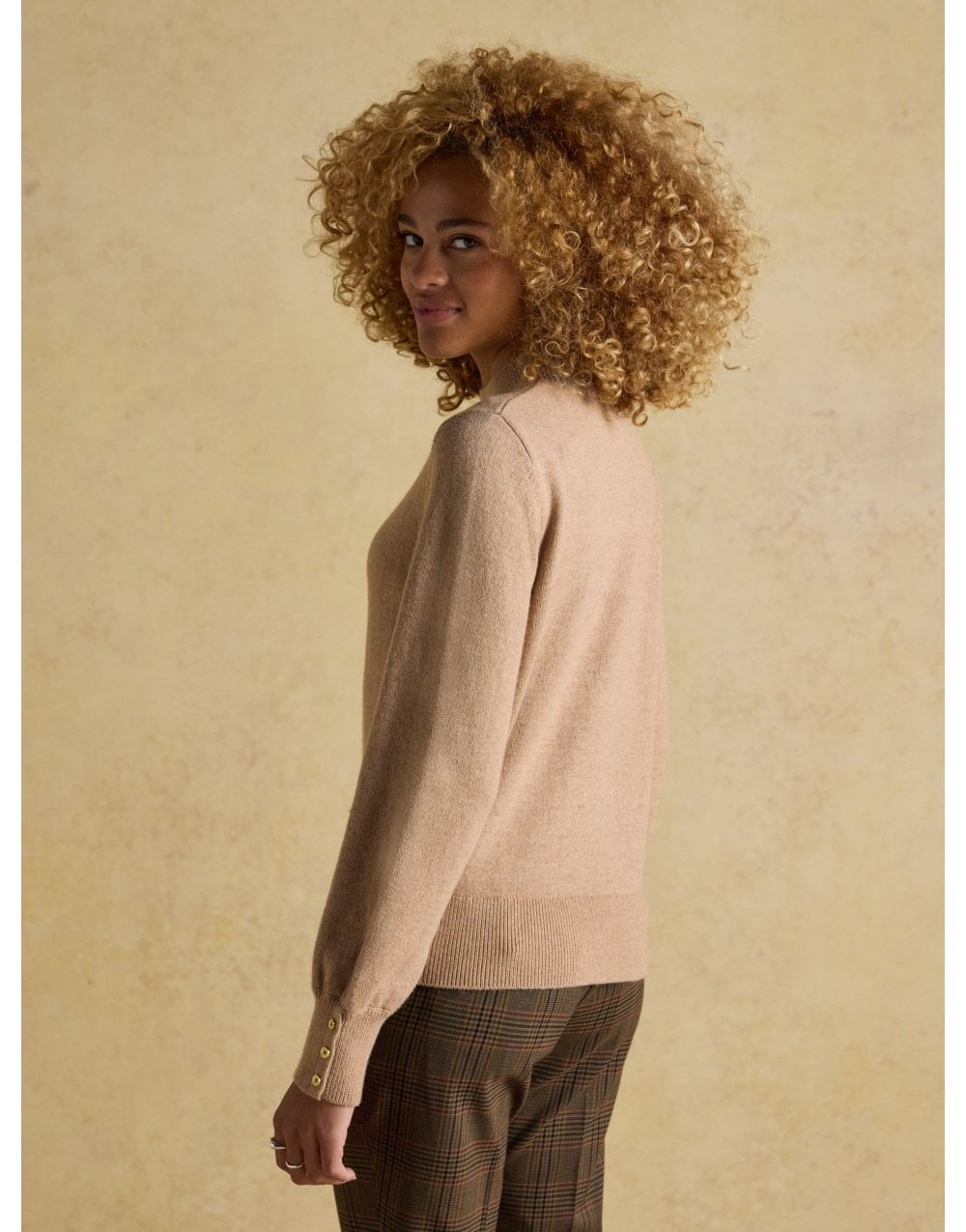 Young Ideas/Henmores - Enid Rollneck Jumper - Navy - S