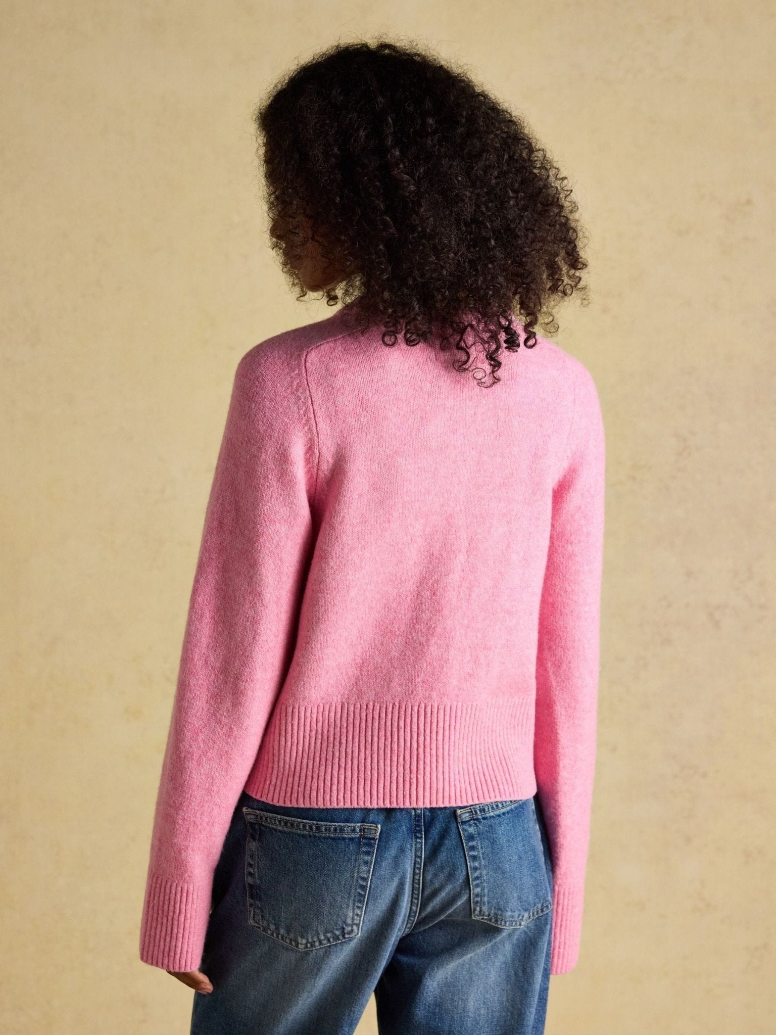 Young Ideas/Henmores - Esme Wide Sleeve Cardigan - pink - S