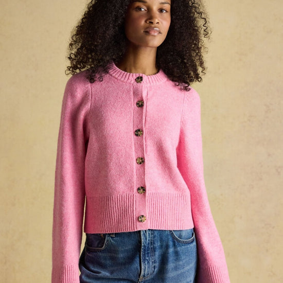 Young Ideas/Henmores - Esme Wide Sleeve Cardigan - pink - S