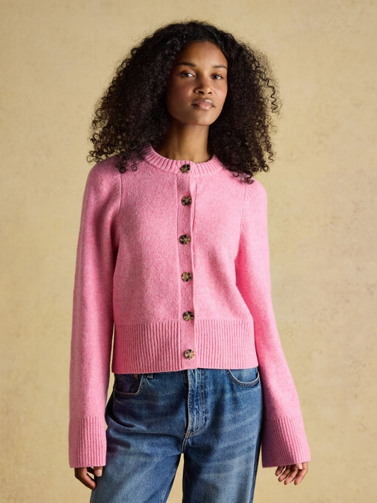 Young Ideas/Henmores - Esme Wide Sleeve Cardigan - pink - S