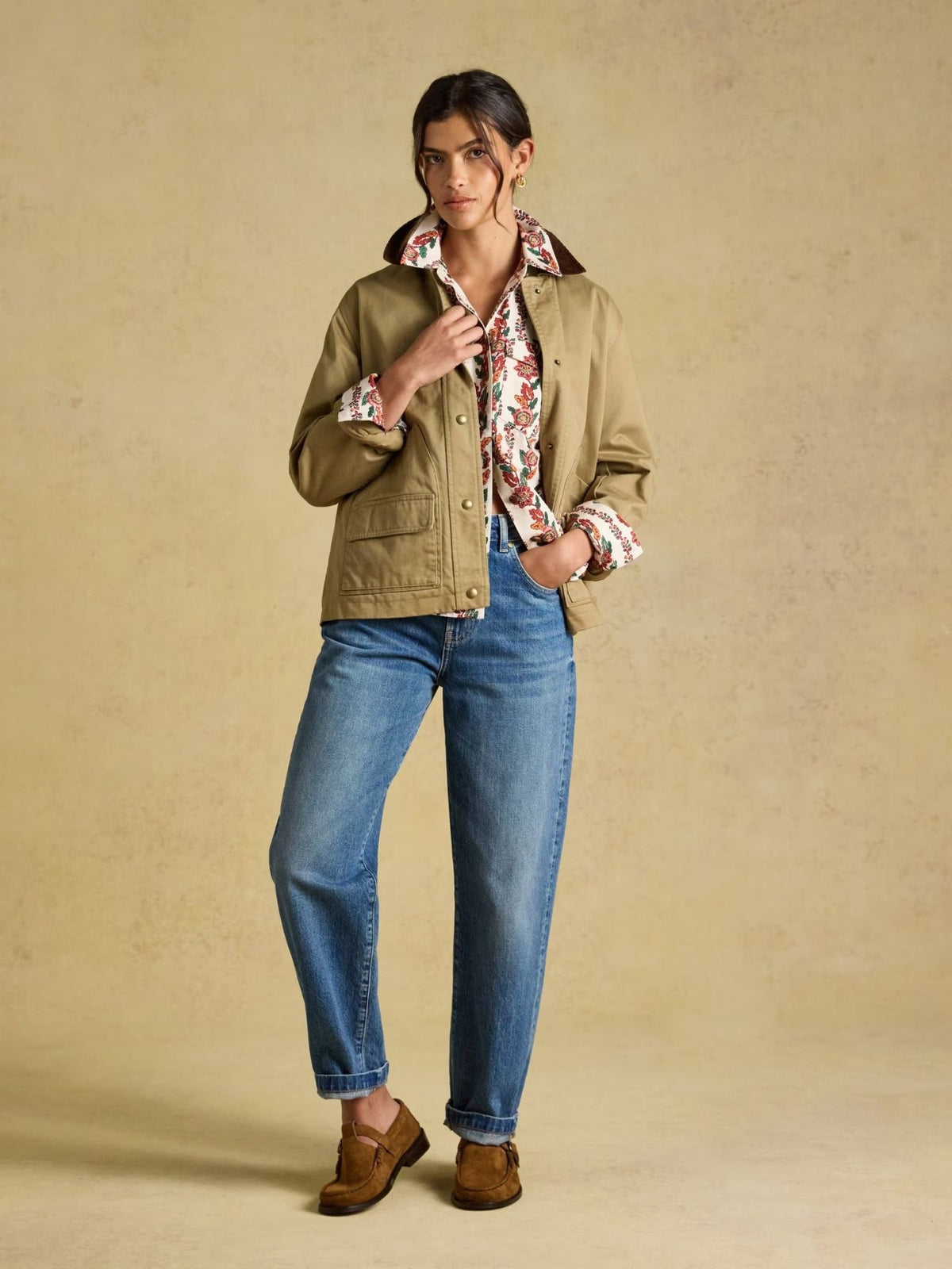 Young Ideas & Henmores -Evelyn Boxy Shirt -Cream -8
