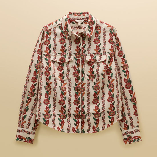 Young Ideas & Henmores -Evelyn Boxy Shirt -Cream -8