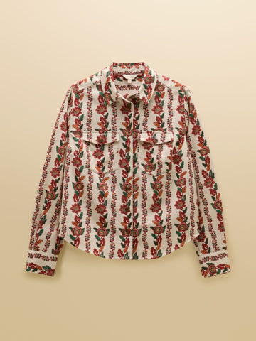 Young Ideas & Henmores -Evelyn Boxy Shirt -Cream -8