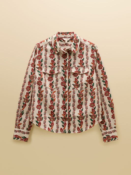 Young Ideas & Henmores -Evelyn Boxy Shirt -Cream -8