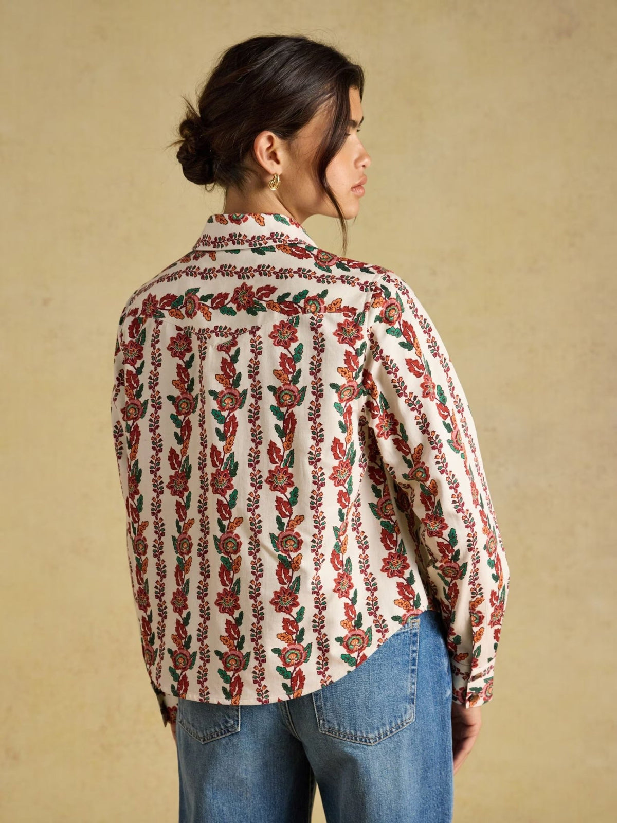Young Ideas & Henmores -Evelyn Boxy Shirt -Cream -8