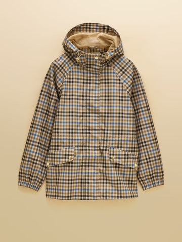 Young Ideas & Henmores -Everdry Waterproof Raincoat -Tan Check -8