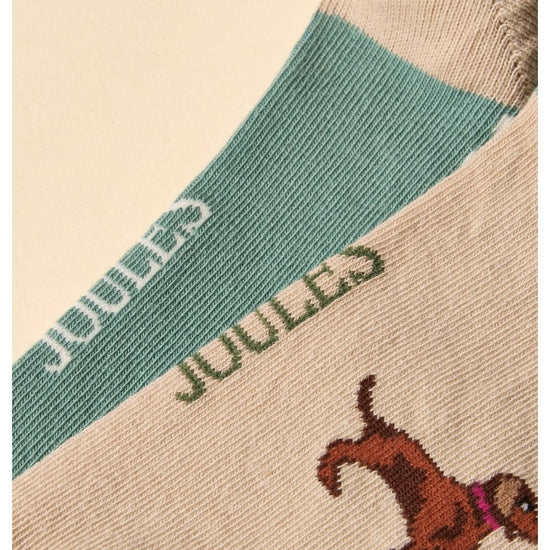 Young Ideas/Henmores - Everyday 2 Pack Socks - Blue/Ecru - OS