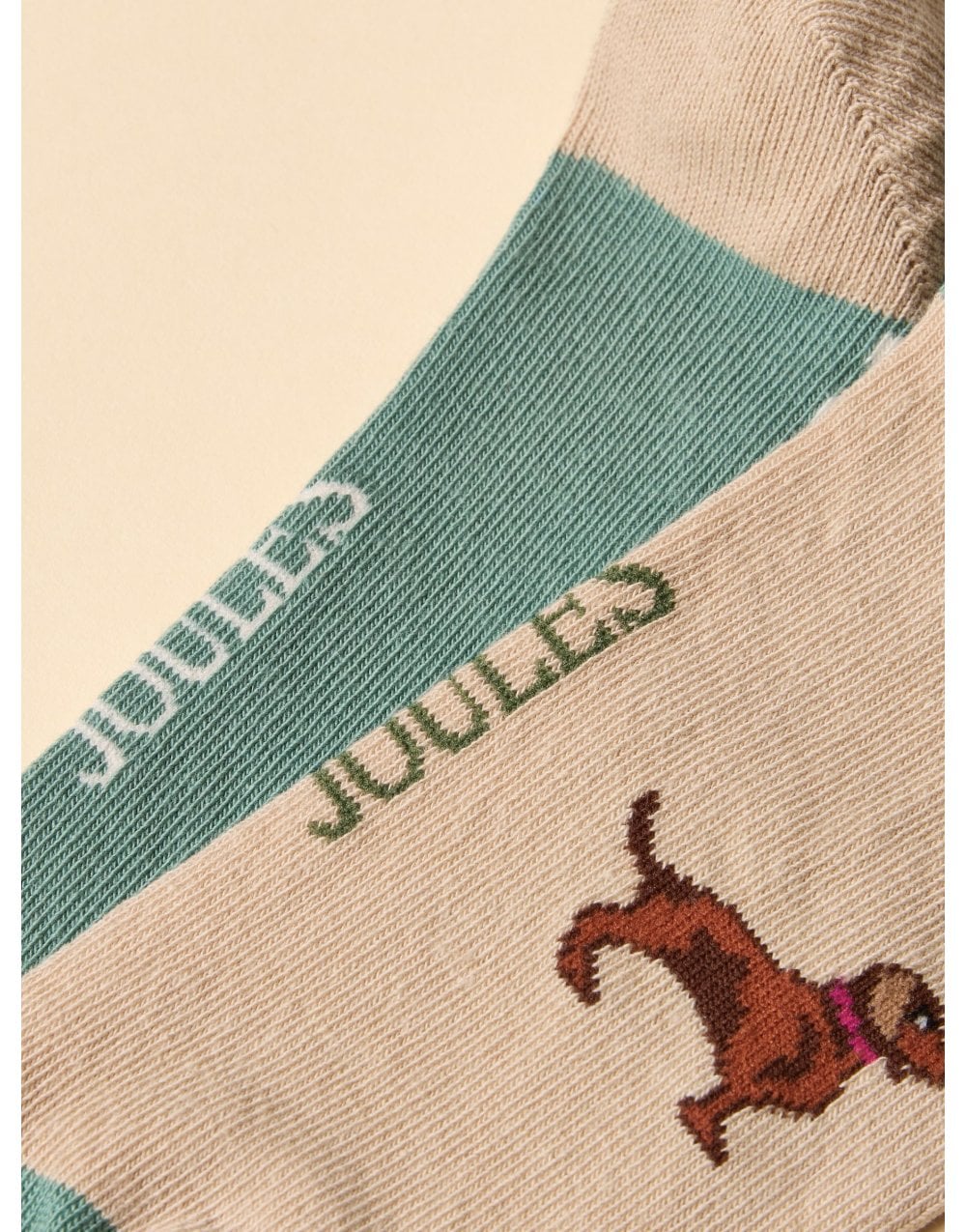 Young Ideas/Henmores - Everyday 2 Pack Socks - Blue/Ecru - OS