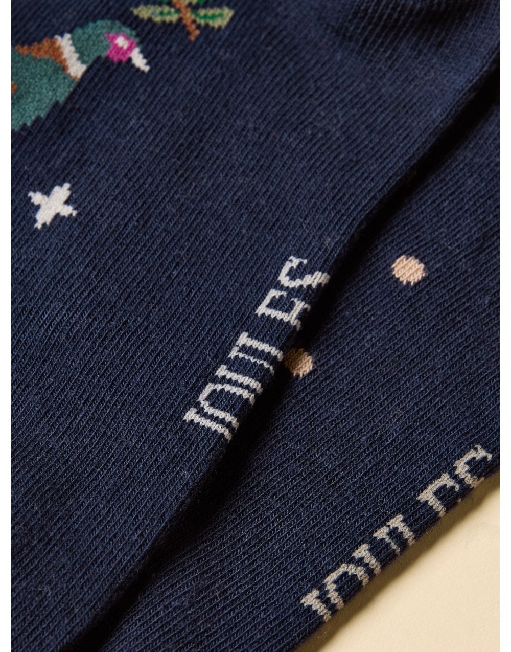 Young Ideas/Henmores - Everyday 2 Pack Socks - Blue/Ecru - OS