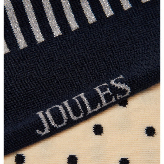 Young Ideas/Henmores - Everyday 2 Pack Socks - Blue/Ecru - OS