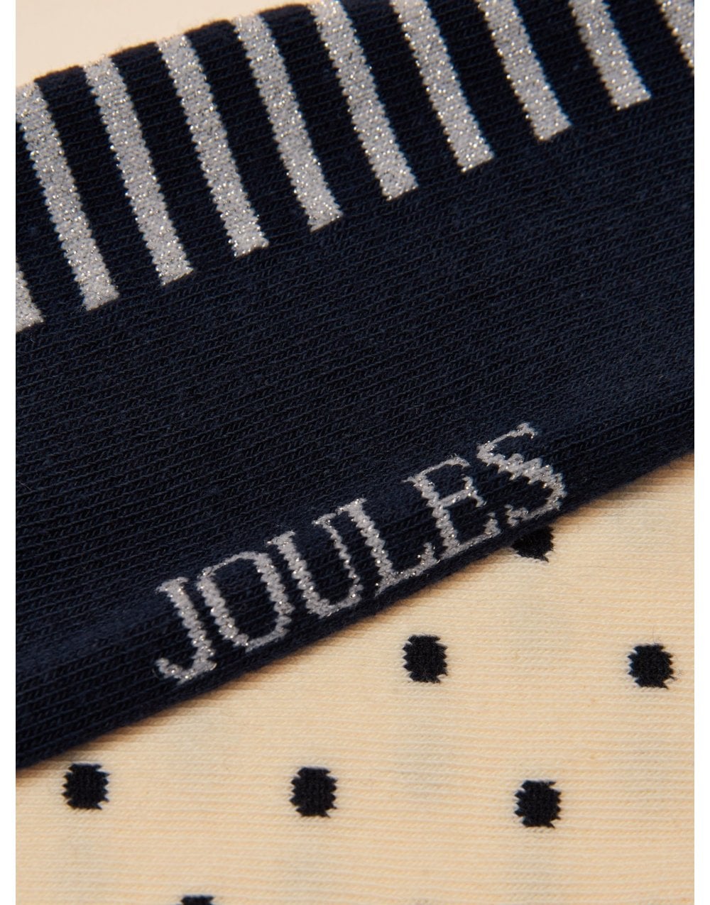 Young Ideas/Henmores - Everyday 2 Pack Socks - Blue/Ecru - OS