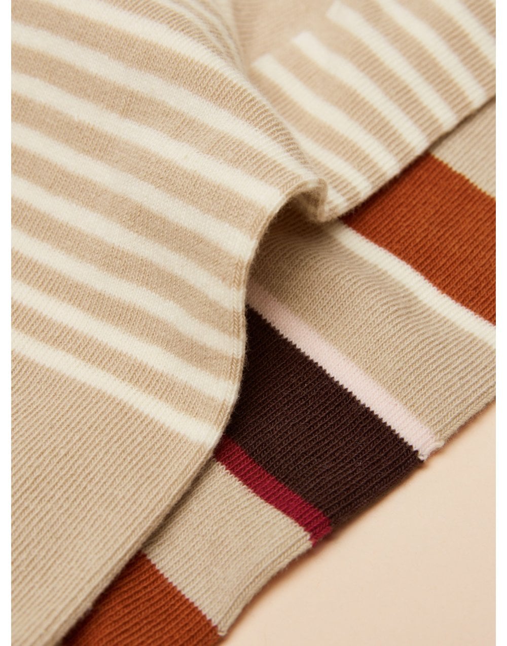 Young Ideas/Henmores - Everyday 2 Pack Socks - Blue/Ecru - OS