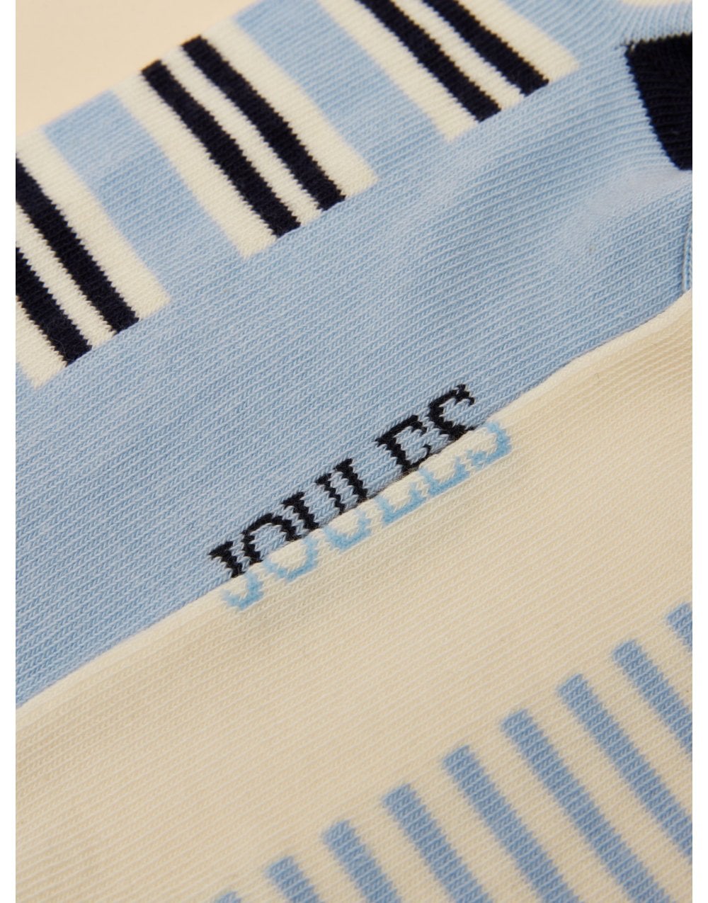 Young Ideas/Henmores - Everyday 2 Pack Socks - Blue/Ecru - OS